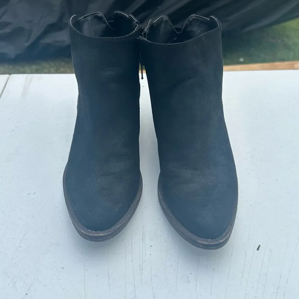 Volatile Black Ankle Boots